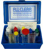 All Clear Professional Test Kit For Chlorine/bromine, Ph, Acid demand, alkali demand and Total Alkalinity Test For Pools & Spa