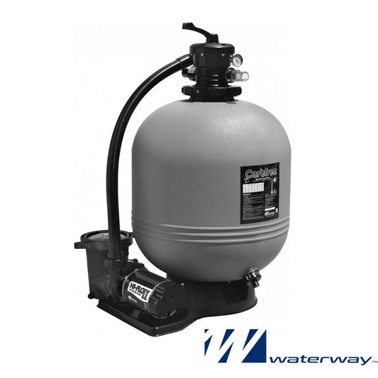 Waterway Carefree 19" Clearwater Sand Filter with 1-1/2 HP Pump | 520-5330-6S